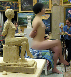 Обучение основам скульптуры в студии Олега Торопыгина